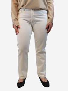 Frame Cream Le slouch jeans - size UK 14