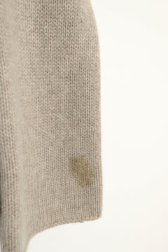 Beige turtleneck cashmere jumper - size S