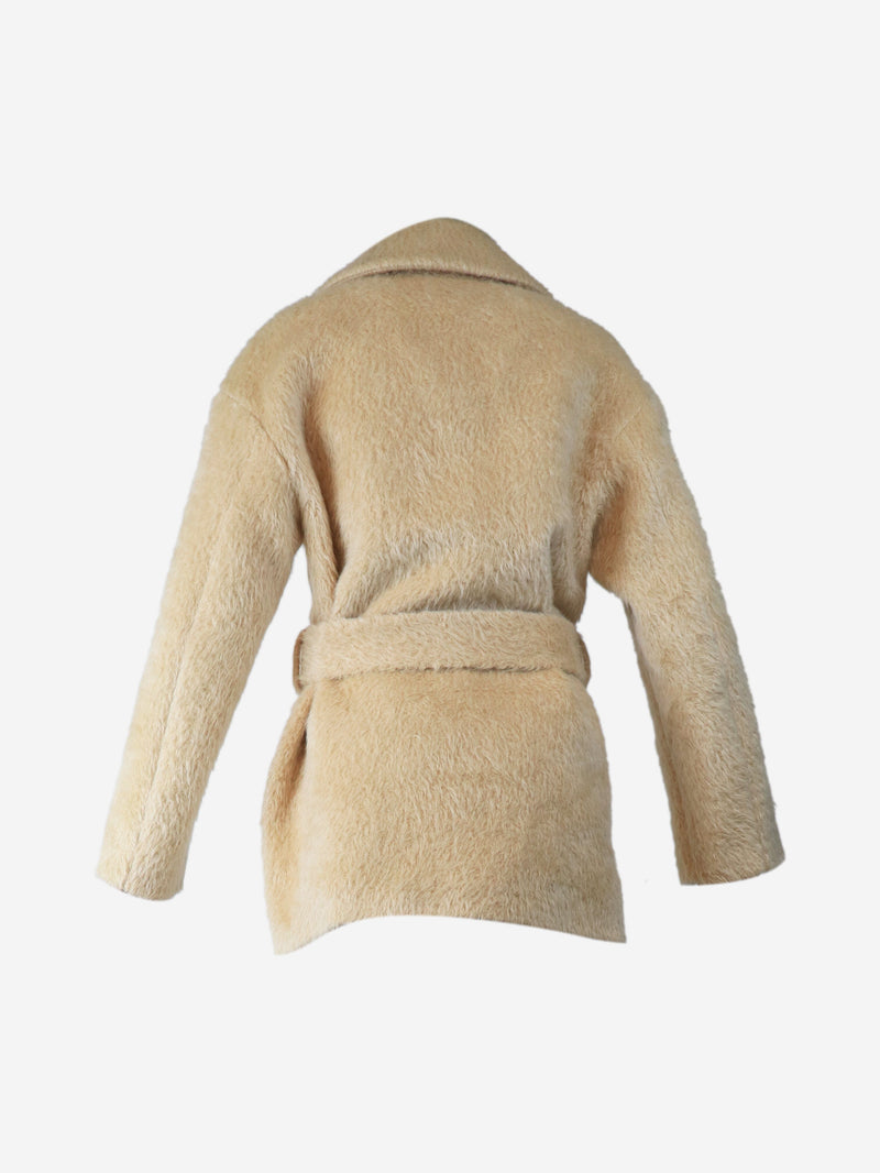 Cream Marin alpaca coat - size UK 8 Coats & Jackets Joseph 