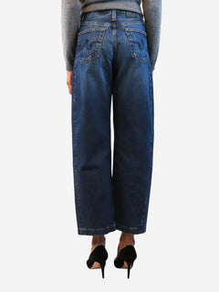 Blue Hattie high-rise barrel jeans - size UK 4 Denim AG 