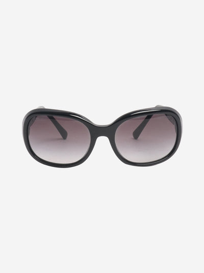 Black glossy square sunglasses Sunglasses Chanel 