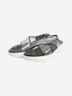 Black Cloudbust sandals - size EU 38.5 Flat Sandals Prada 