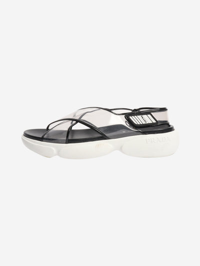 Black Cloudbust sandals - size EU 38.5 Flat Sandals Prada 