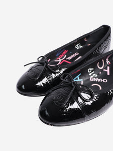 Chanel Black patent ballet flats - size EU 38