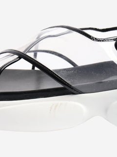 Black Cloudbust sandals - size EU 38.5 Flat Sandals Prada 
