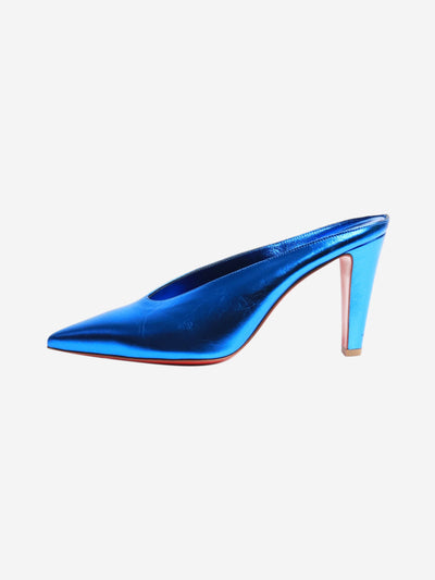 Blue Filketta metallica heels - size EU 39 (UK 6) Heels Christian Louboutin 