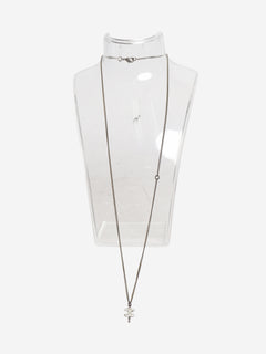 Silver Coco Mark B10A necklace Necklaces Chanel 