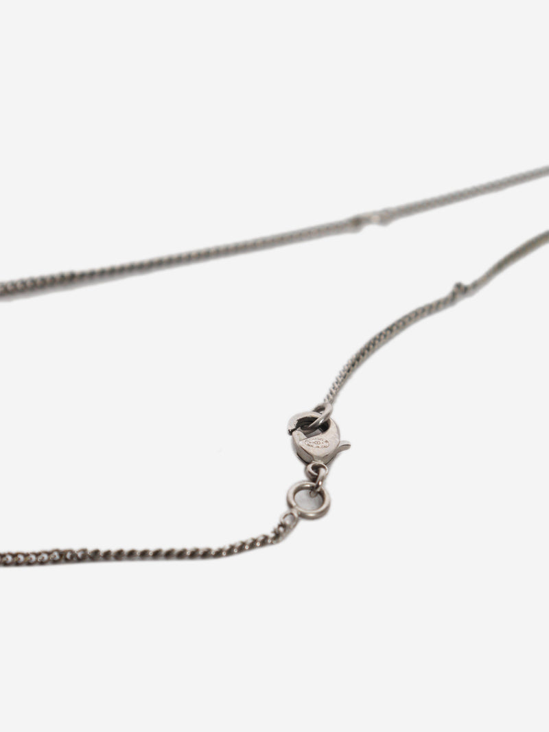 Silver Coco Mark B10A necklace Necklaces Chanel 