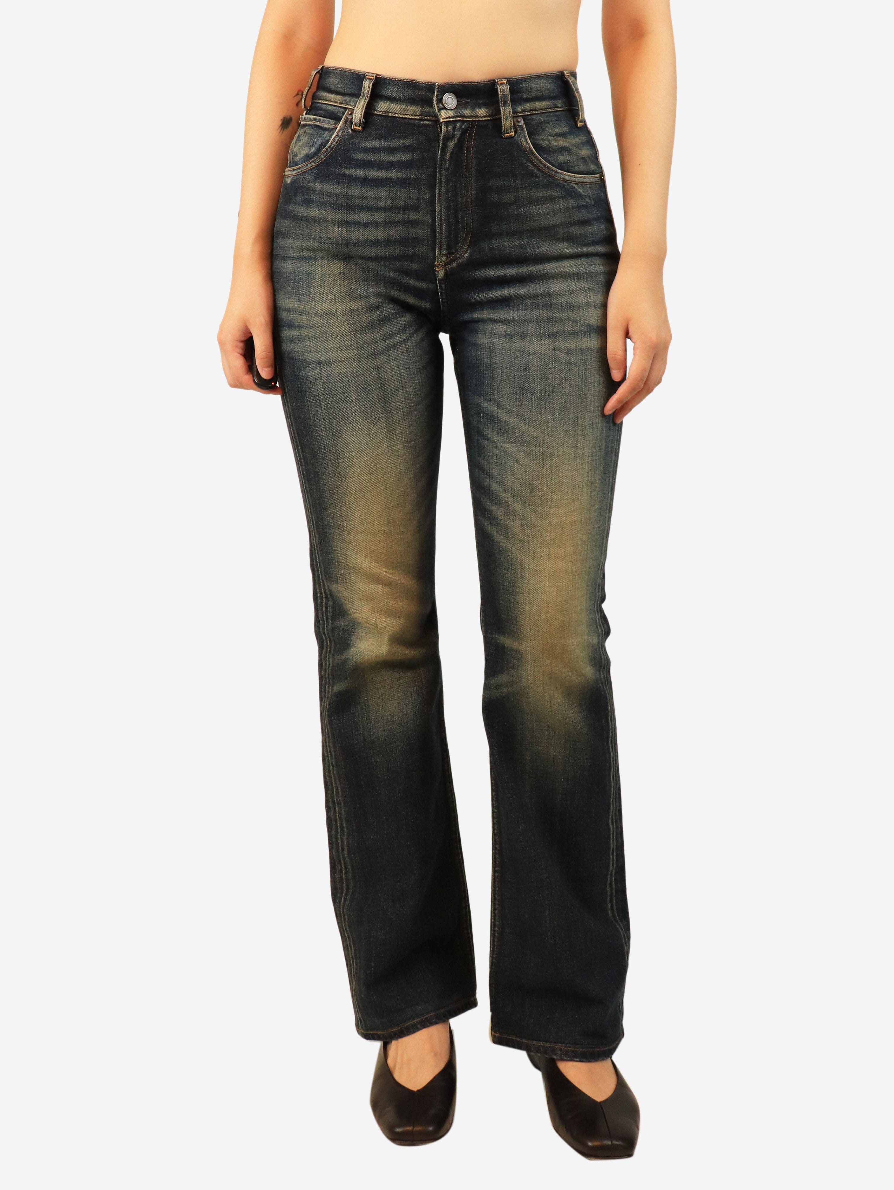 Blue darkwash denim jeans - size UK 8 Trousers Ralph Lauren 