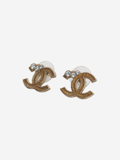 Gold Coco Mark 10A earrings Earrings Chanel 