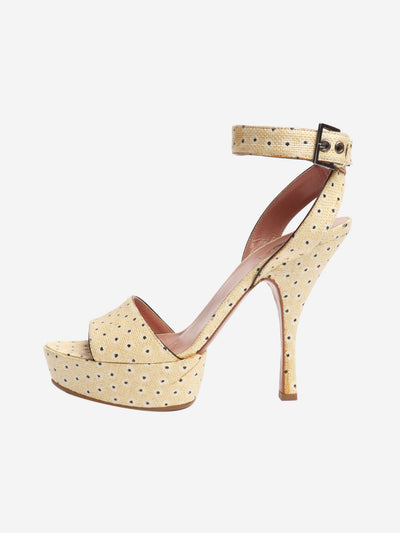 Yellow polka dot heels - size EU 37 Heels Alaia 
