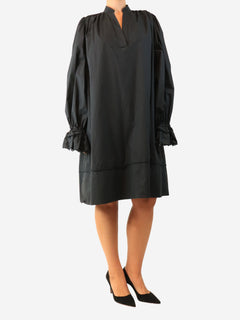 Black Ofelianse midi dress - size UK 14 Dresses By Malene Birger 