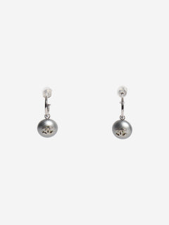 Silver Coco Mark 99P earrings Earrings Chanel 