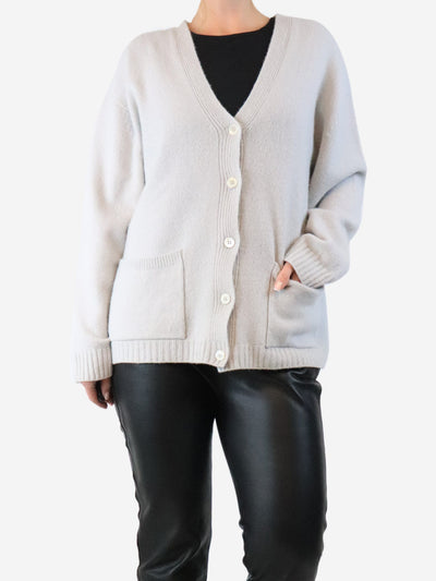 Light grey pocket cardigan - size M Knitwear Margaret Howell 