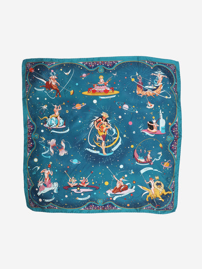 Blue zodiac printed scarf Scarves Acne Studios 