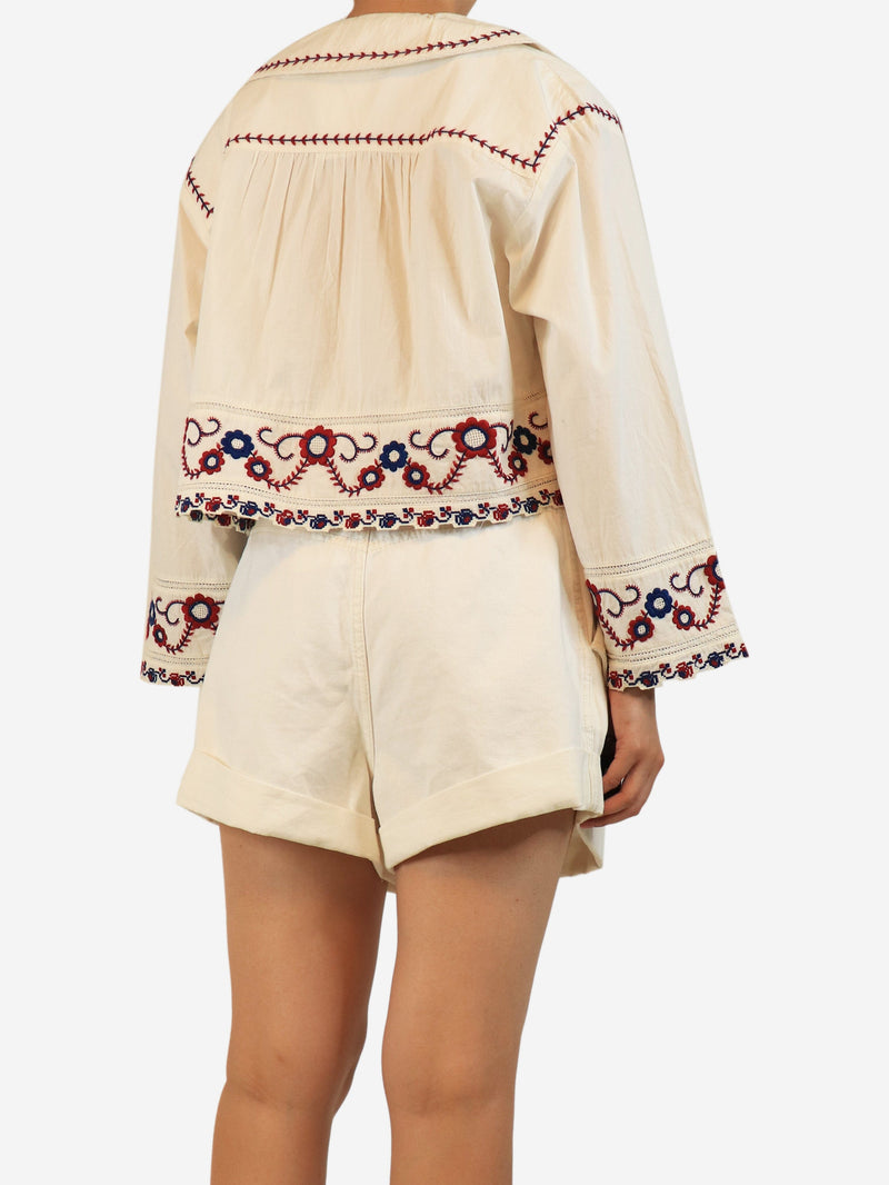 Cream Soren cropped top - size S Tops Sea New York 