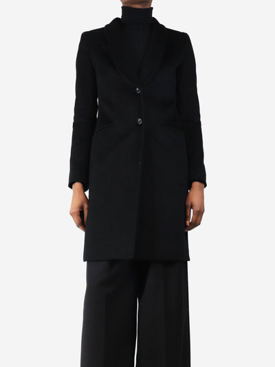 Black wool coat - size UK 10 Coats & Jackets Joesph 