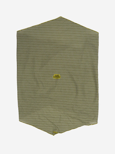 Green abstract print cotton scarf Scarves Hermes 