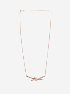 18k Rose gold knot pendant Necklaces Tiffany & Co. 