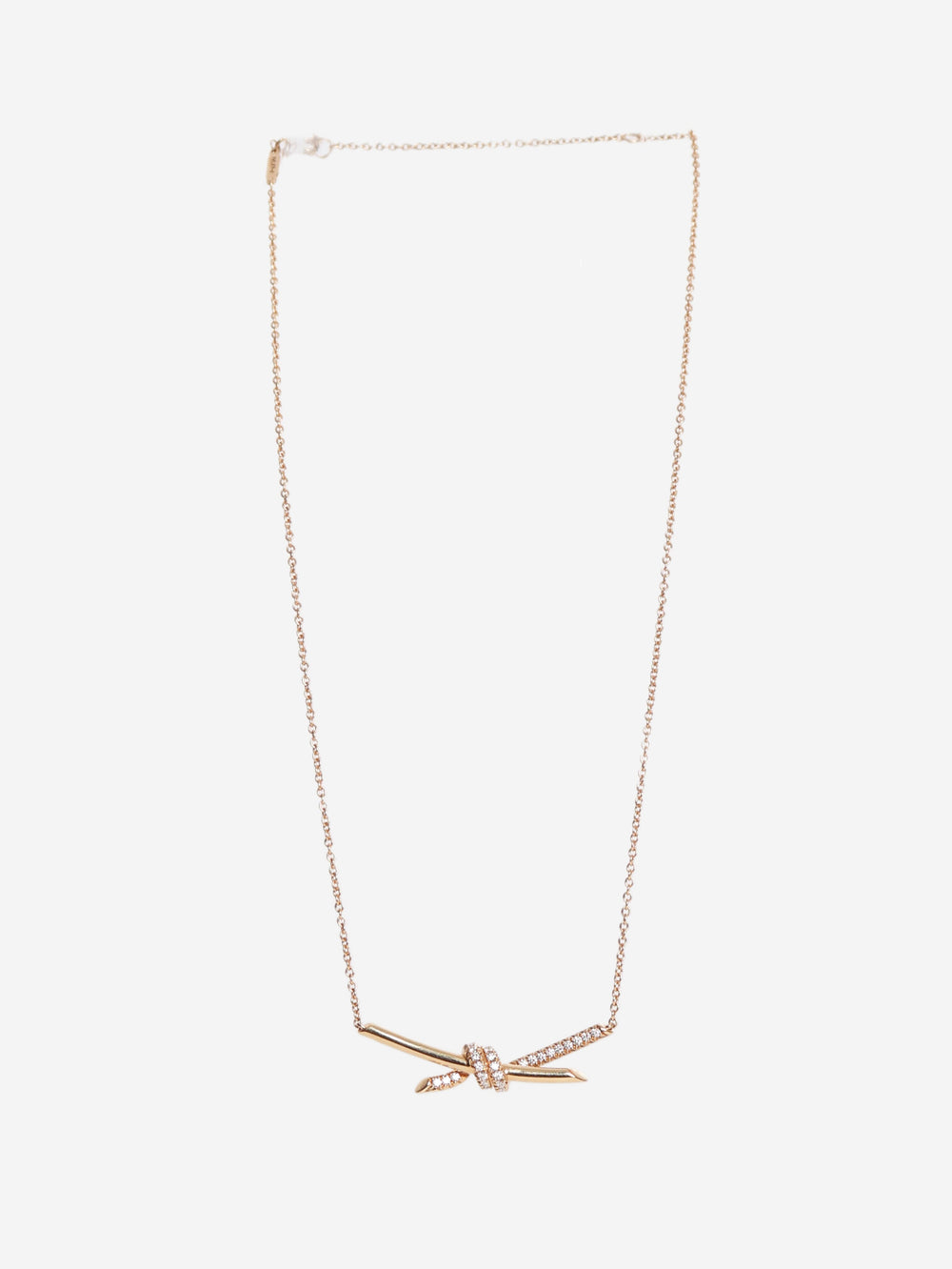 18k Rose gold knot pendant Necklaces Tiffany & Co. 