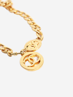 Gold Coco Mark chain belt