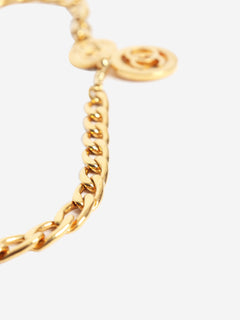 Gold Coco Mark chain belt