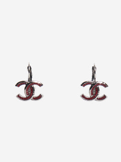 Silver Coco Mark 17B earrings Earrings Chanel 