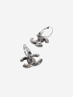 Silver Coco Mark 17B earrings Earrings Chanel 