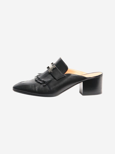 Black Tuileries mules - size EU 38 Heels Hermes 
