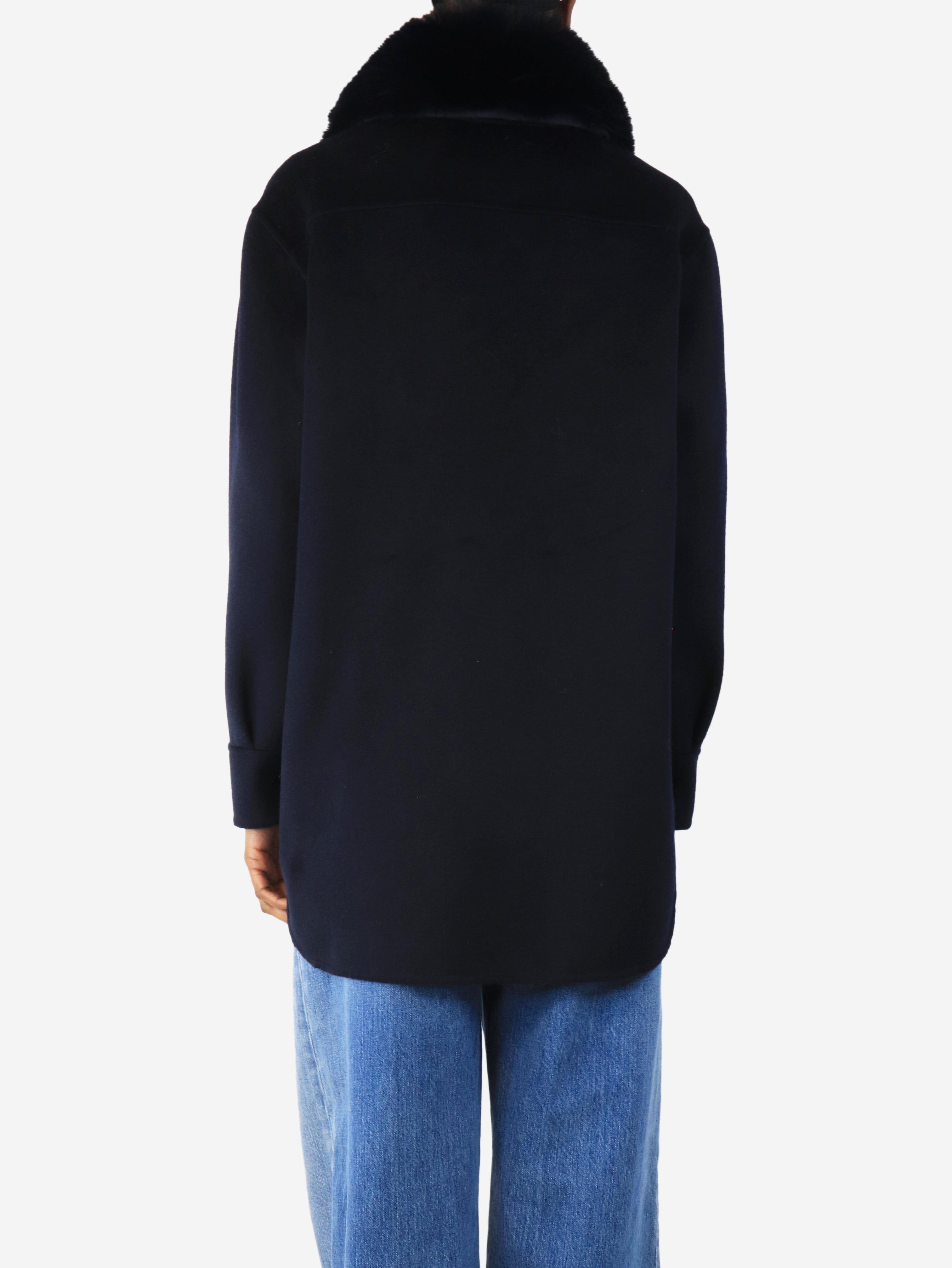 Black nylon pullover - size UK 4 Coats & Jackets Burberry 