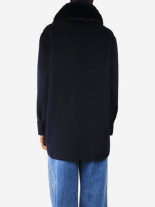 Burberry Black nylon pullover - size UK 4