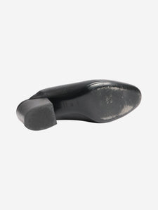 Hermes Black Tuileries mules - size EU 38