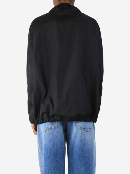 Black nylon pullover - size UK 4 alternate image