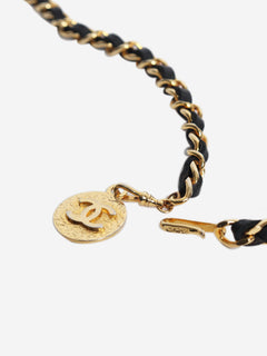 Black and gold Coco Mark 1982 chain belt Belts Chanel 