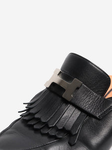 Hermes Black Tuileries mules - size EU 38