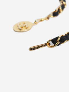 Black and gold Coco Mark 1982 chain belt Belts Chanel 