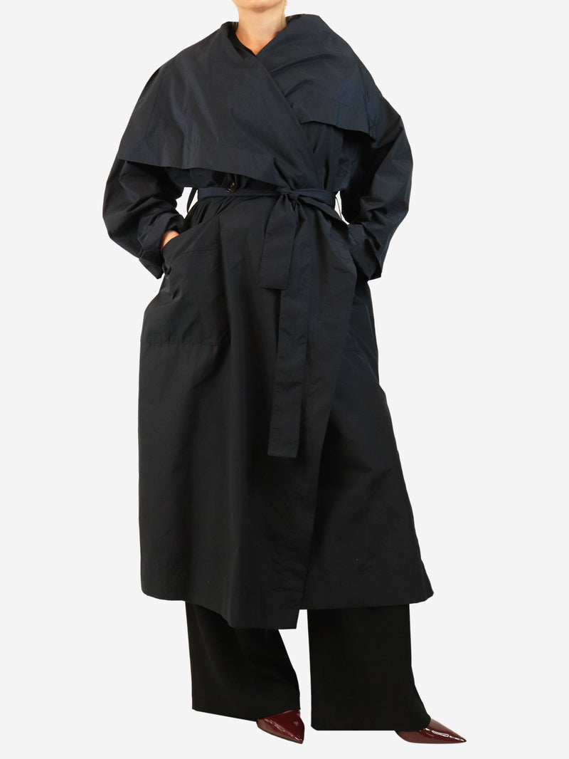 Navy Albatros coat - size M Coats & Jackets Soeur 