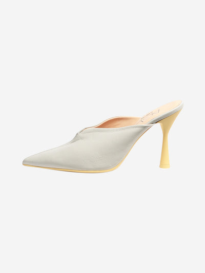 Grey mules - size EU 39 (UK 6) Heels AGL 