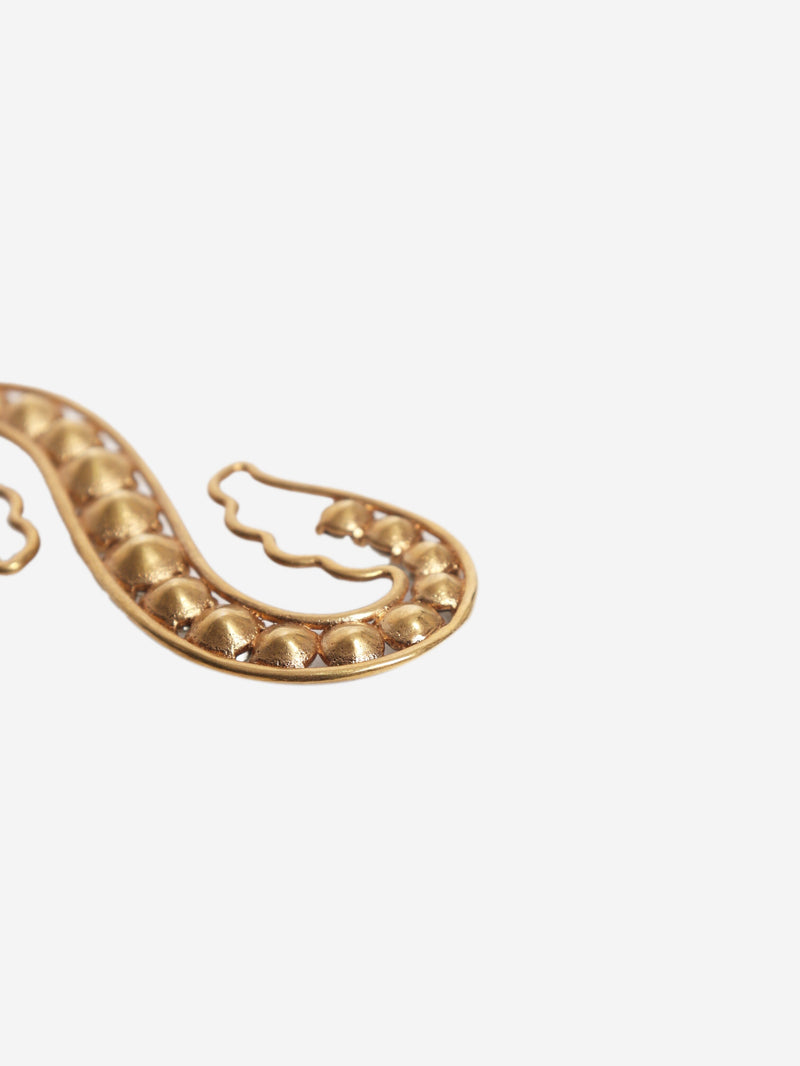 Gold crystal-embellished earring Earrings Stella McCartney 