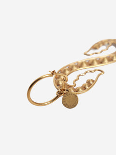 Gold crystal-embellished earring Earrings Stella McCartney 