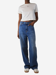 Valentino Blue straight leg jeans - size UK 6