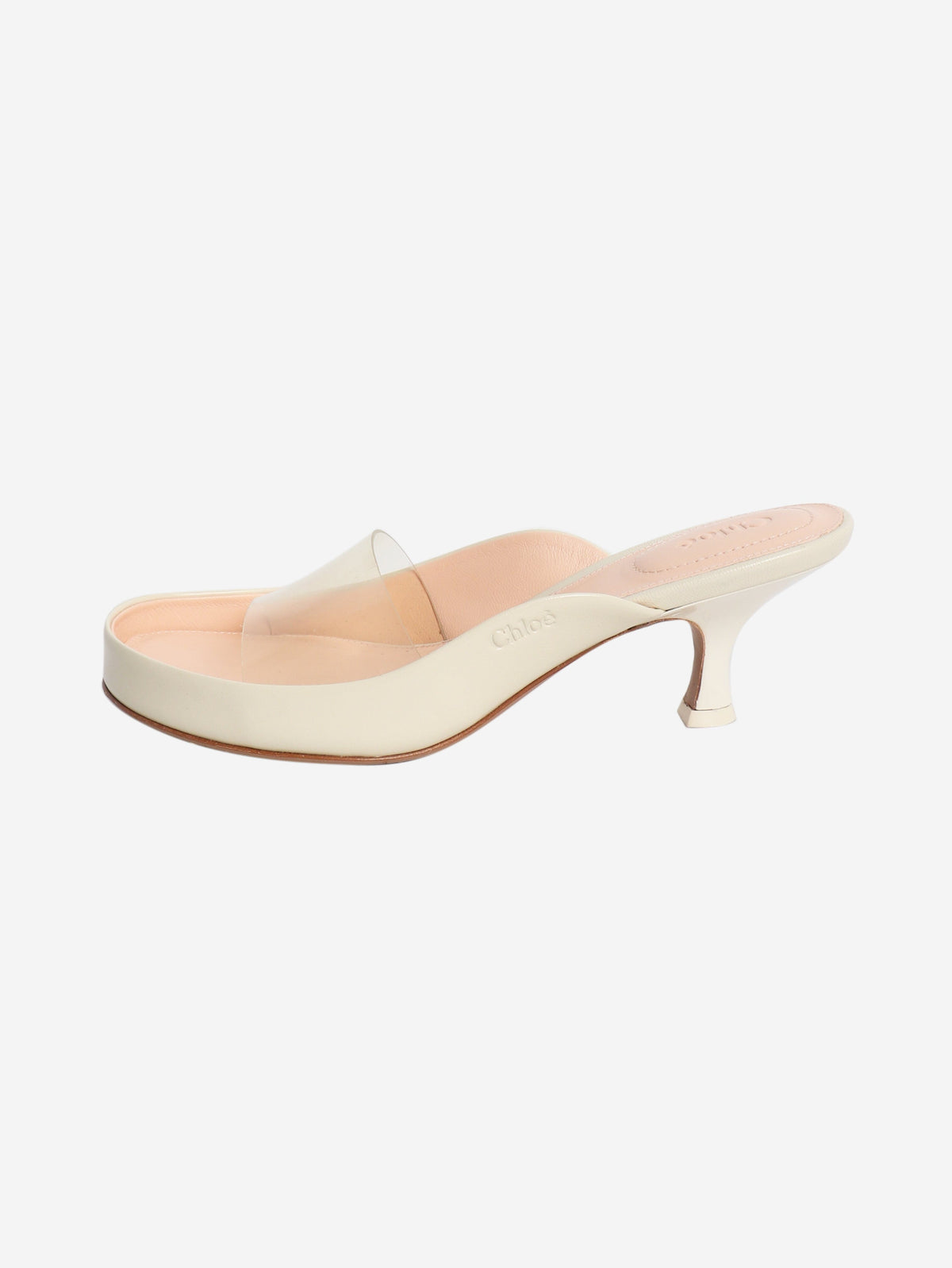 Soft ivory Junie heeled mules - size EU 37 Heels Chloe 