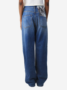 Valentino Blue straight leg jeans - size UK 6