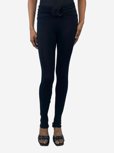 Black leggings - size UK 6 Trousers Magda Butrym 