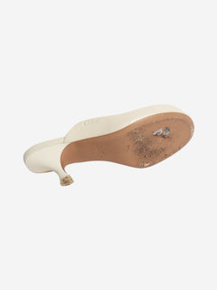 Soft ivory Junie heeled mules - size EU 37 Heels Chloe 