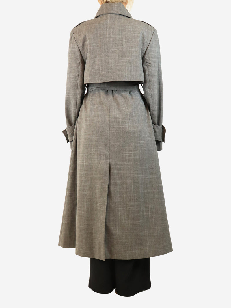 Grey Luis belted trench coat - size M Coats & Jackets Camilla and Marc 