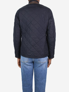 Barbour Navy blue quilted jacket - size XXS