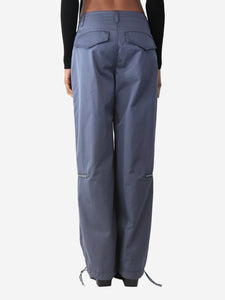 Dion Lee Slate blue cargo trousers - size XS