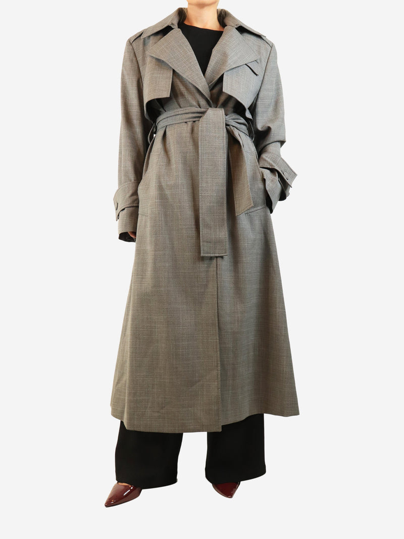 Grey Luis belted trench coat - size M Coats & Jackets Camilla and Marc 