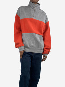 Acne Studios Heather grey high-neck pullover - size XS